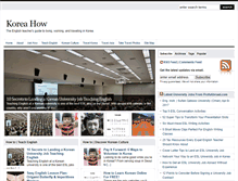 Tablet Screenshot of koreahow.com